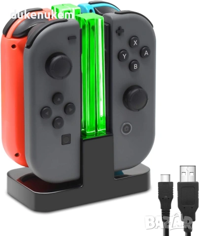 Зарядна станция за Joy-Con FASTSNAIL – за Nintendo Switch / Switch OLED
