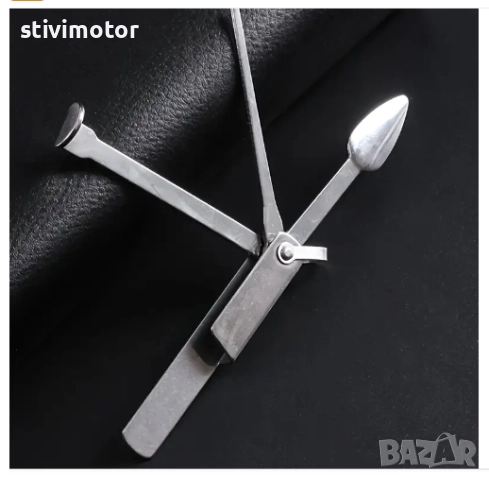 Инструменти за почистване на лула с катарама - неръждаема стомана. НОВО, снимка 3 - Други - 52062909