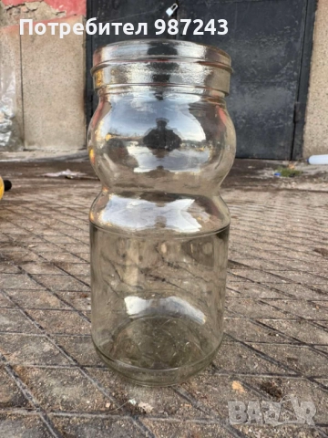 Нови стъклени буркани с пластмасова капачка | Едро и дребно 350мл., снимка 2 - Буркани, бутилки и капачки - 52947826