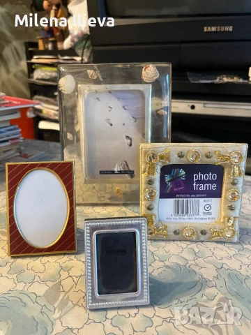 🖼️ Комплект от 5 рамки за снимки – нови и запазени, подходящи за декорация или подарък 🎁