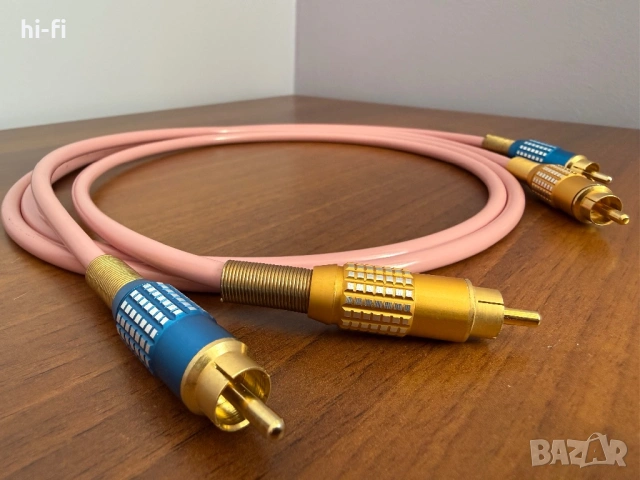 Sonic Link Silver Pink (Black Rhodium) RCA / Аудио кабели, снимка 6 - Ресийвъри, усилватели, смесителни пултове - 53766610