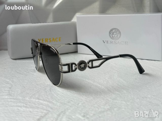 Versace мъжки слънчеви очила авиатор унисекс дамски, снимка 13 - Слънчеви и диоптрични очила - 45608187