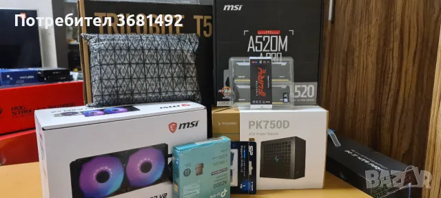 Продавам настолен компютър Ryzen 5 5600 RX580 8gb 256bit 64GB ram 1TB ssd, снимка 2 - Геймърски - 48177806