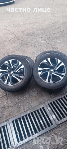 4 броя алуминиеви джанти с гуми 17цола,4/108