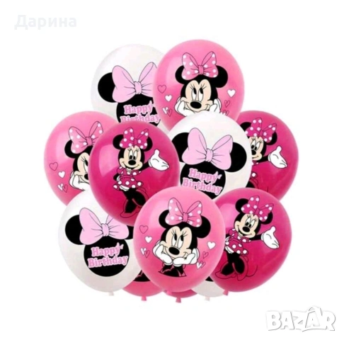 Парти сет украса  Мини и Мики  Маус , снимка 6 - Други - 41809969