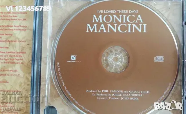 СД - I Loved this days MONICA MANCINI CD, снимка 2 - CD дискове - 49183104