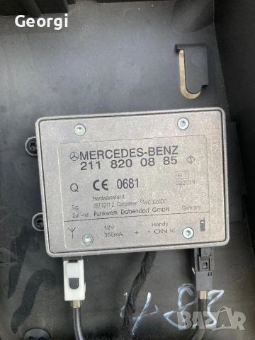 W211 Модул Телефон Hands Free Усилвател Антена Mercedes, снимка 4 - Части - 53956436