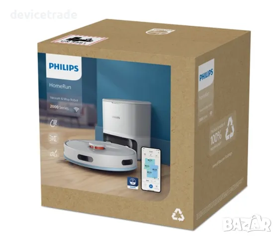 Робот прахосмукачка Philips Series 2000 XU2100/10, 2700 Pa, снимка 6 - Прахосмукачки - 49698057