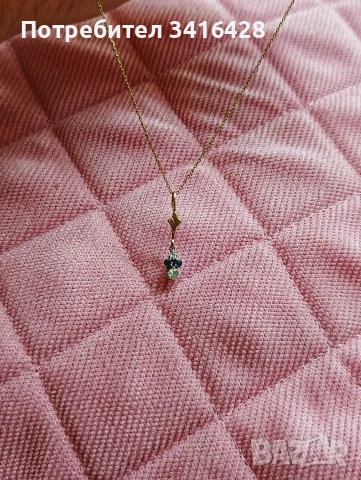 Винтидж златно колие, снимка 3 - Колиета, медальони, синджири - 54230646