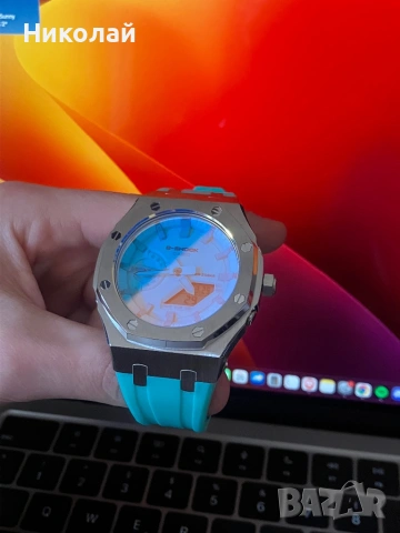 Casio G-Shock Tiffany Blue GA2100 Mod AP style