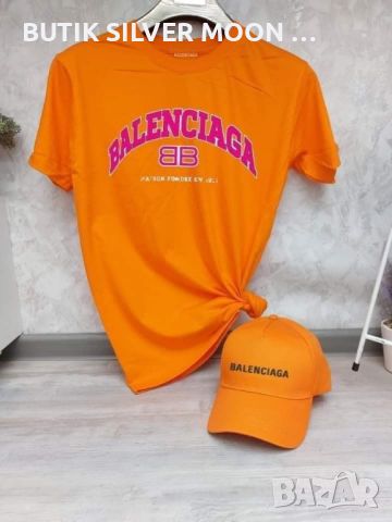 Дамски Памучни Тениски 💥XS-3XL💥 BALENCIAGA , снимка 2 - Тениски - 46634920