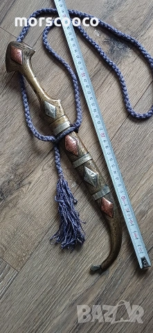 ГОЛЯМА КАМА НОЖ КУМАЯ ХАНДЖАР КИНЖАЛ , снимка 2 - Антикварни и старинни предмети - 53142469