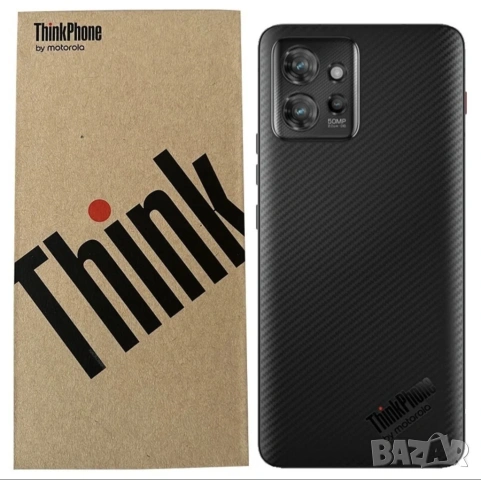 Motorola ThinkPhone 5G XT 2309 (въглеродно черен) 256GB + 8GB RAM, снимка 2 - Motorola - 53314854