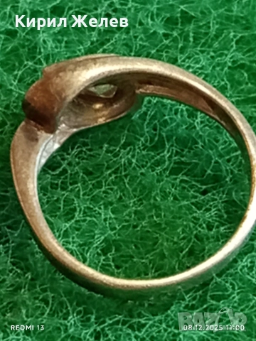 Превъзходен скъпоценен сребърен пръстен с ювелирно фасетиран ЦИРКОН 38613, снимка 5 - Пръстени - 52686976