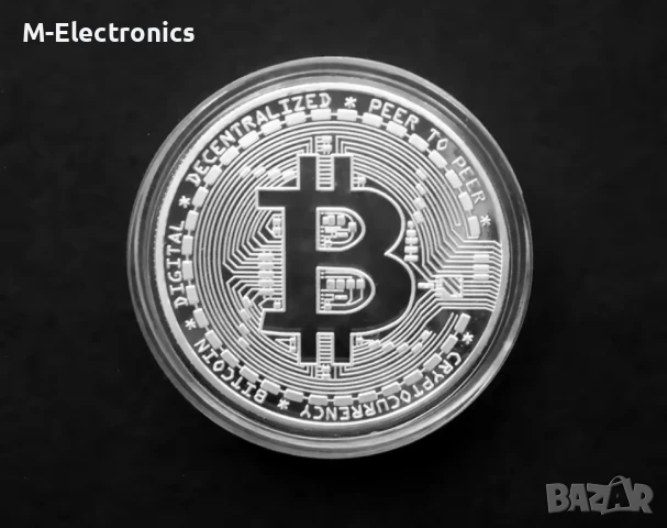 Биткойн монета - сувенир, снимка 3 - Други - 50485029