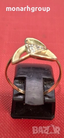 Златен пръстен , снимка 5 - Пръстени - 53782109