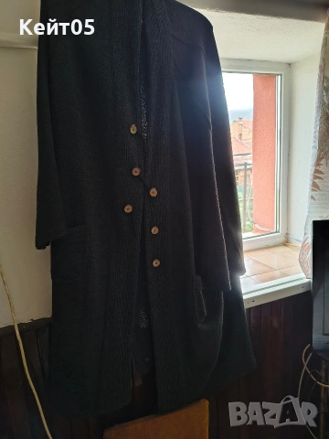 Олекотено яке и плетено палто хххl, снимка 2 - Якета - 54007172