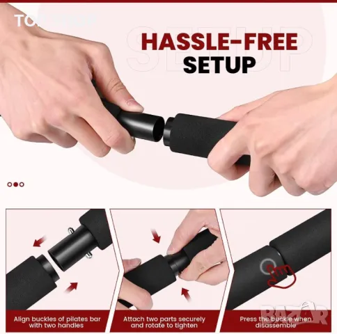 Комплект регулируеми ластици за съпротивление за пилатес, снимка 9 - Йога - 49938089