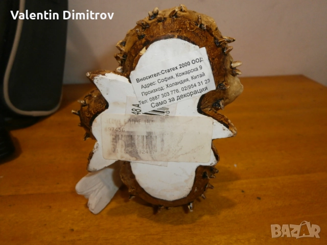 Декорация Свещник птичка 14 см, снимка 3 - Декорация за дома - 52240166