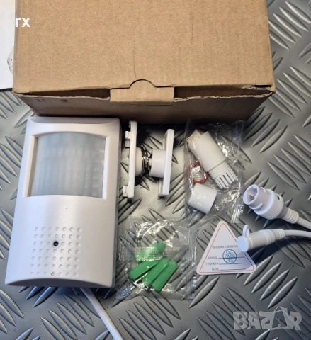 Скрита IP Камера в датчик за движение (PIR) – 4mpx, PoE, Нощно виждане
