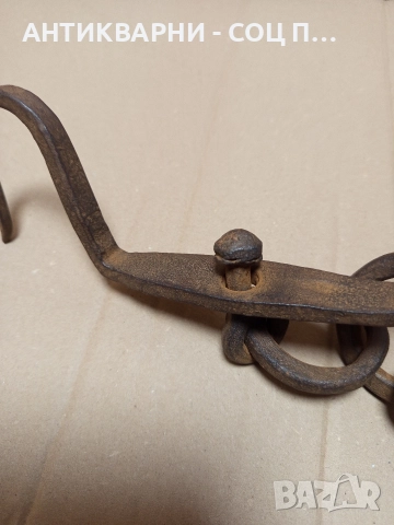 Соц Стар Ръчно Кован Ченгел За Дране На Животни. , снимка 6 - Антикварни и старинни предмети - 52795094