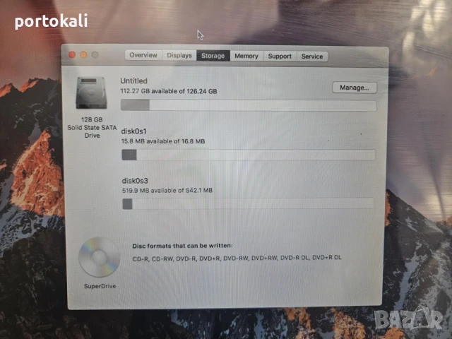 Лаптоп Macbook Pro A1278 / 2.7GHz Intel Core i7 / 8GB RAM / 128GB SSD, снимка 4 - Лаптопи за дома - 50460066