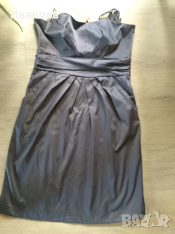 Нова сатенена рокля., снимка 4 - Рокли - 51542007