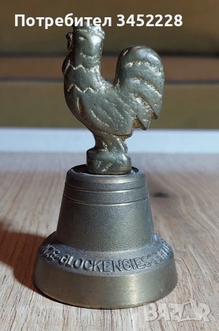 звънче камбанка бронз за колекционери , снимка 5 - Антикварни и старинни предмети - 53817032