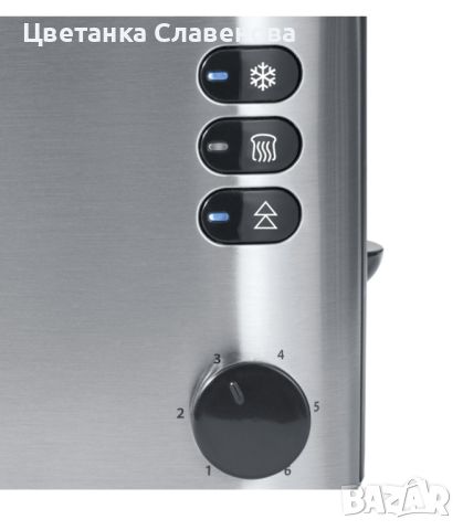 Тостер - Severin Long Slot 4-slice toaster, 1400W,inox, снимка 3 - Тостери - 46168747