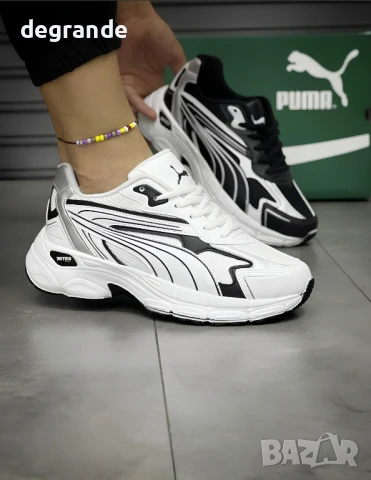 Дамски маратонки Puma в Бяло и Черно