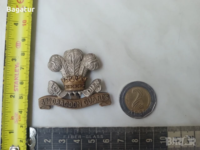 ВСВ,орден,знак,медал,Британия Дракон,Уелс,гвардия,бронз, снимка 5 - Антикварни и старинни предмети - 51107191