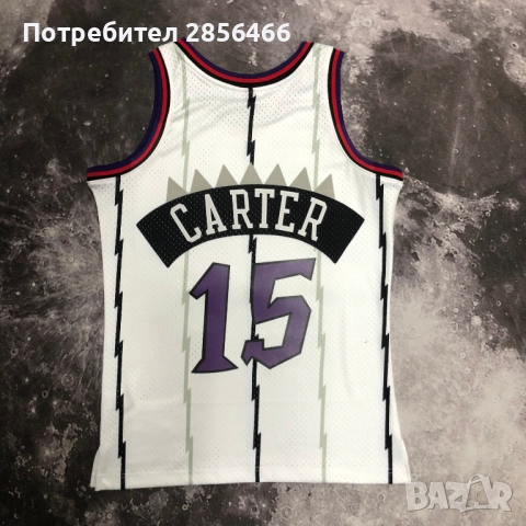 Мъжки потник Mitchell & Ness Vince Carter Toronto Raptors seasons 1998/99 размер XL, снимка 3 - Тениски - 51972573