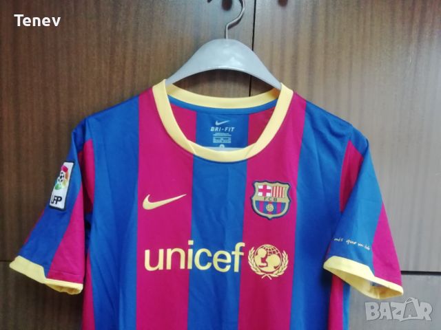 FC Barcelona Nike 2010/2011 оригинална тениска фланелка Барселона , снимка 3 - Тениски - 46614690