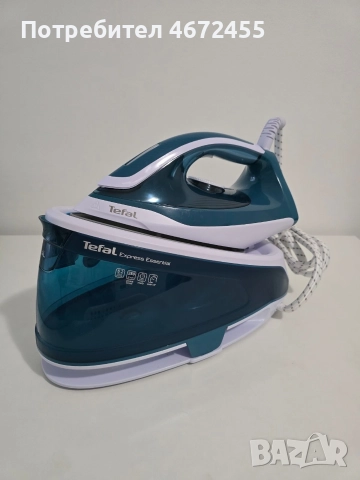 Парна ютия с станция Tefal Express Essential SV6115, снимка 3 - Ютии - 52703696