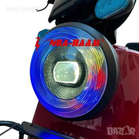 ЕЛЕКТРИЧЕСКИ Велосипед(скутер)+две седалки-1500W / 60V-MPM9191-управлява се БЕЗ книжка, снимка 8 - Мотоциклети и мототехника - 49670361