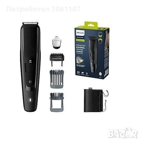 Тример за брада и коса Philips Beard Trimmer 5000 Series (BT5515/75), снимка 1