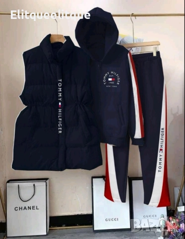 дамски екип и елек от три части Tommy Hilfiger , снимка 5 - Спортни екипи - 52201060