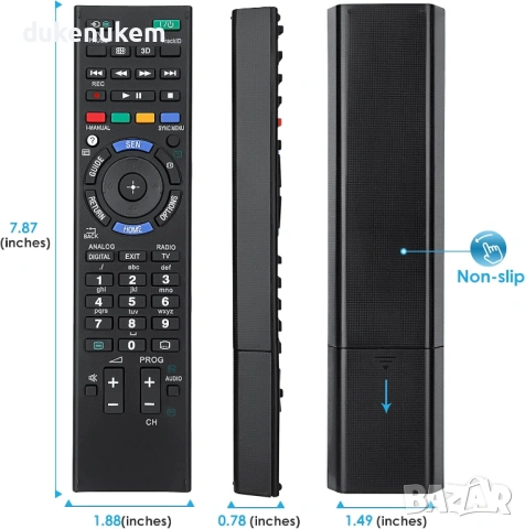 Дистанционно управление за Sony TV Bravia, 4K UHD, LED, LCD и Smart, снимка 4 - Дистанционни - 53043237