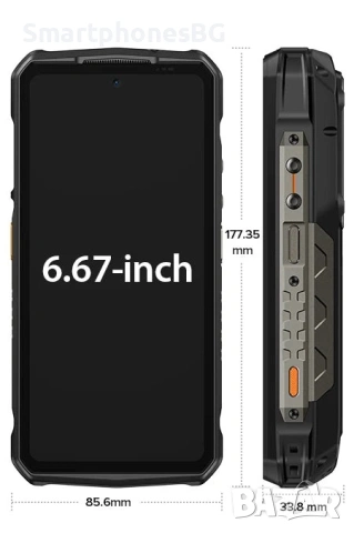 Ulefone Armor 29 Pro Thermal 5G 32GB RAM 512GB ROM с IP68 защита, снимка 8 - Други - 53796237