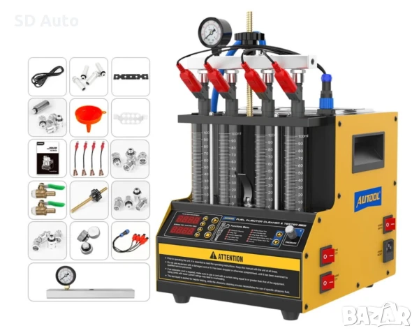 AUTOOL CT160 Стенд за проверка и почистване на бензинови инжектори , снимка 3 - Други инструменти - 50497750