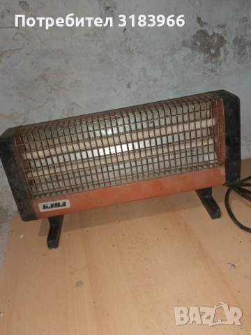 стара ретро печка с два реотана работеща № 7