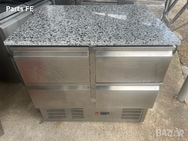 Хладилна маса с гранит с 4 чекмеджета професионална profesionalna hladilna masa s granit