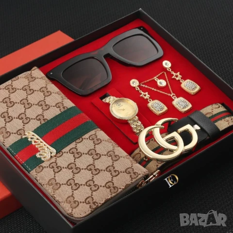 подаръчни комплекти louis vuitton gucci christian dior lacoste , снимка 10 - Подаръци за жени - 51395303