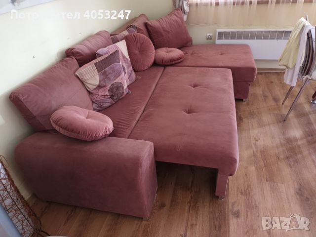 Разтегателен диван 260х150х70см, снимка 3 - Дивани и мека мебел - 45224973