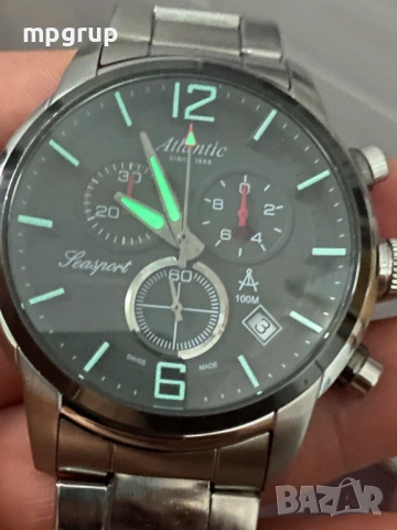 Продавам оригинален Мъжки часовник Atlantic Seasport 87466.42.45, снимка 17 - Мъжки - 53936388