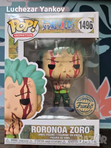 Funko pop Roronoa Zoro - Nothing Happened, One piece фънко фигурка, снимка 1