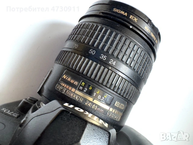 Nikon d70s + Nikkor 24-85mm f 3.5-4.5 G, снимка 2 - Фотоапарати - 53935381