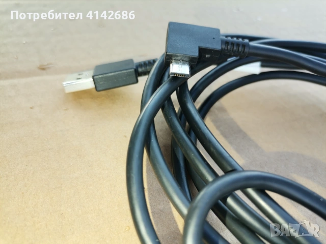 Кабел за зареждане и пренос на данни USB към ляв ъгъл 90 градуса Micro USB , снимка 4 - Кабели и адаптери - 53356864