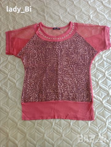 🩷 Нова блуза - С размер 🌸, снимка 1 - Тениски - 46038283
