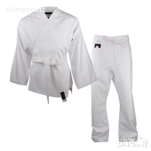 Професионално кимонo за карате max, бял цвят  